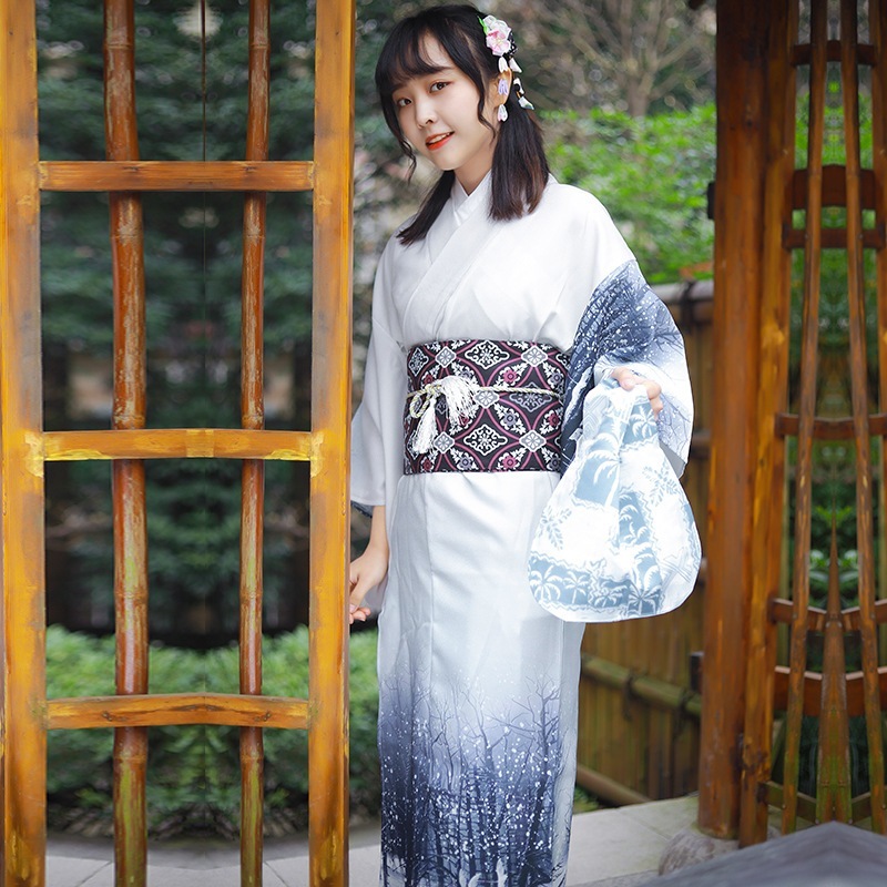 【送.料.無.料.急速発送】浴衣純正水墨雪原版アイロンフリー材質着物 【送.料.無.料.急速発送】浴衣純正水墨雪原版アイロンフリー材質着物