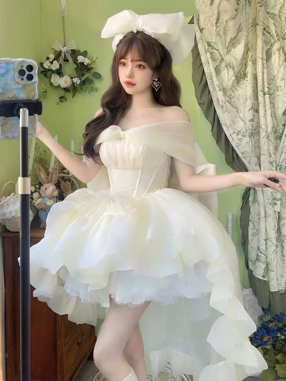 初恋少女ロリータ小物ドレスロリータプリンセスチュチュスカート大人ドレスブスカート