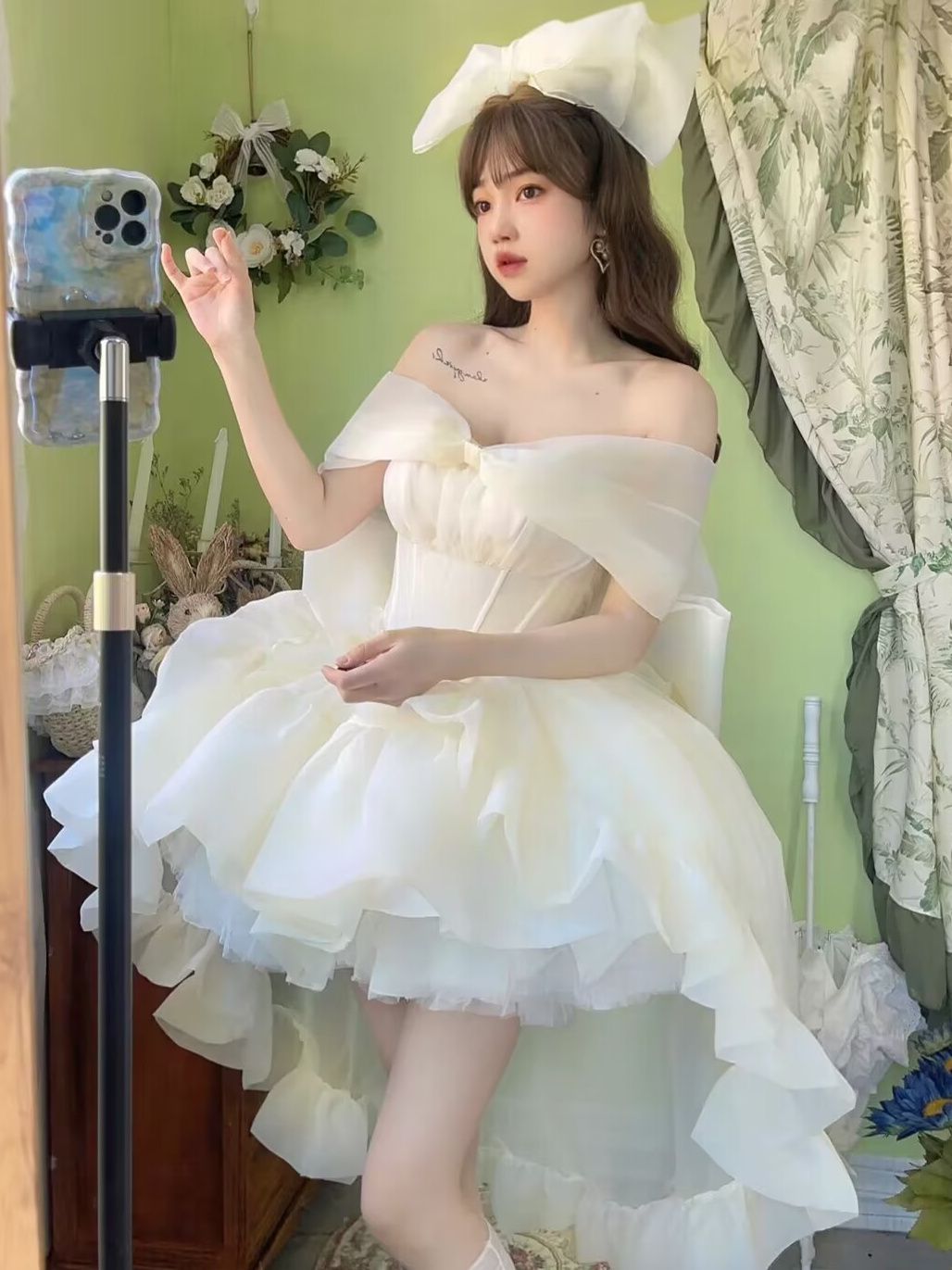 初恋少女ロリータ小物ドレスロリータプリンセスチュチュスカート大人ドレスブスカート