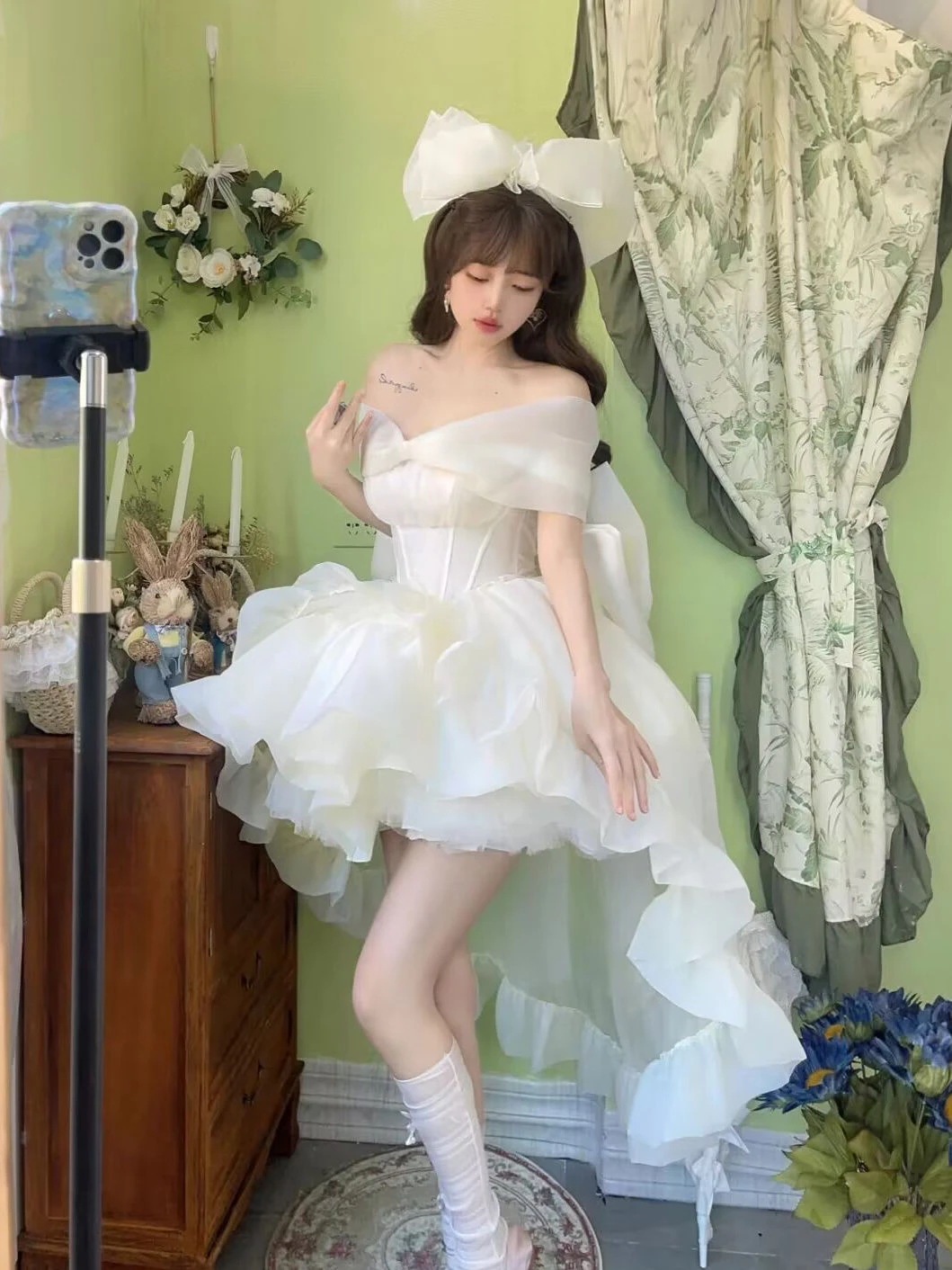 初恋少女ロリータ小物ドレスロリータプリンセスチュチュスカート大人ドレスブスカート