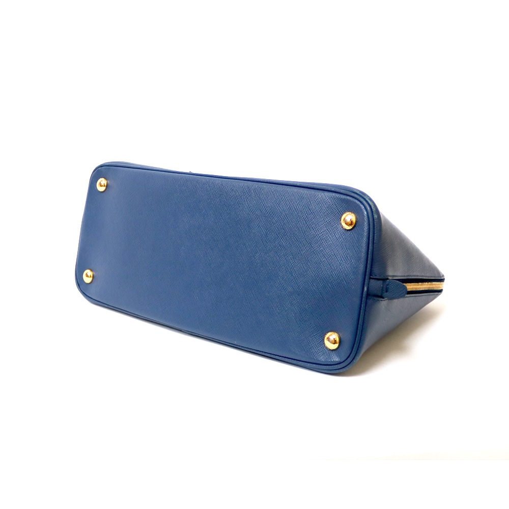 プラダ PRADA サフィアーノ ハンドバッグ ネイビー レディース 中古 プラダ PRADA サフィアーノ ハンドバッグ ネイビー レディース 中古