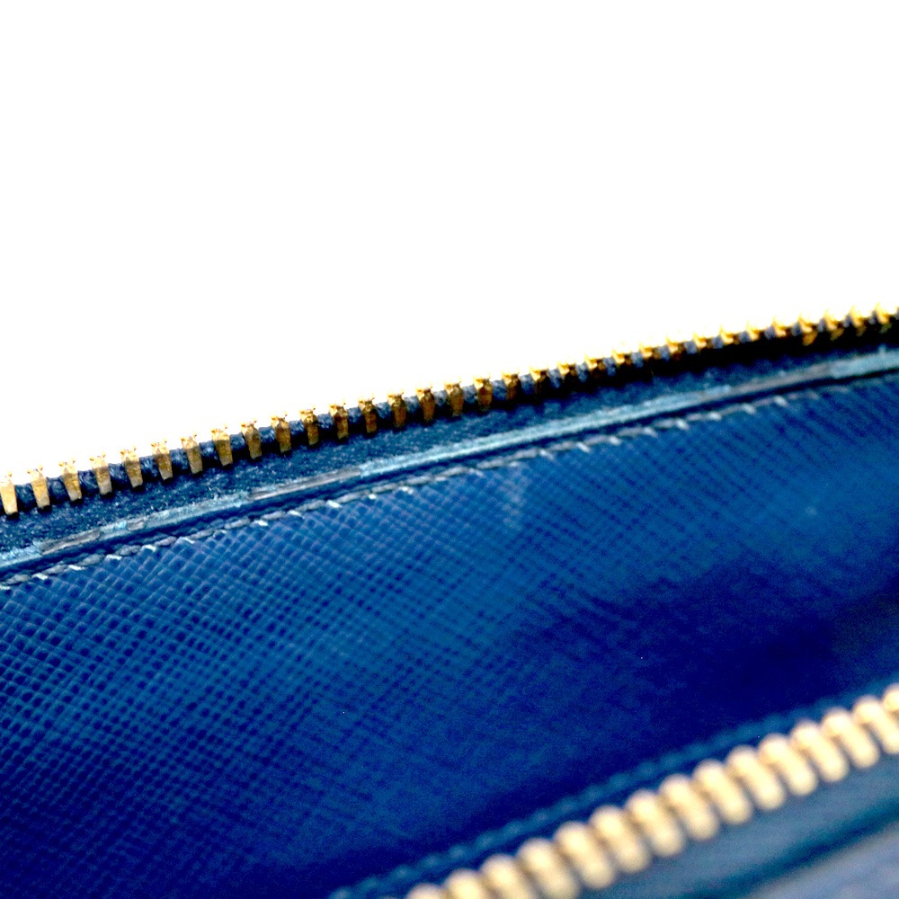 プラダ PRADA サフィアーノ ハンドバッグ ネイビー レディース 中古 プラダ PRADA サフィアーノ ハンドバッグ ネイビー レディース 中古