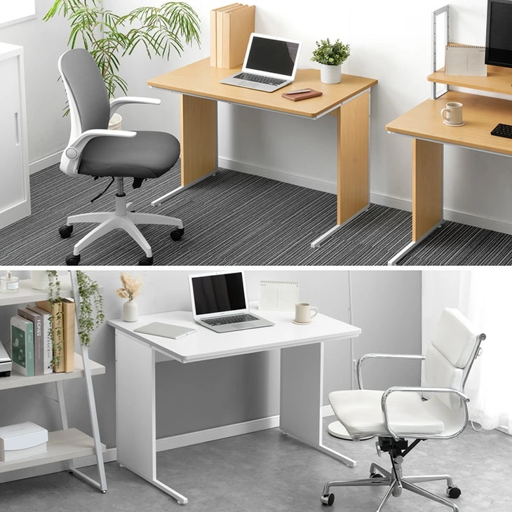 オフィスデスク 幅100 幅120 奥行70 デスク 平机 ワークデスク ワーキングデスク PCデスク パソコンデスク 事務デスク 作業机 事務机 仕事机 書斎机 学習机 机