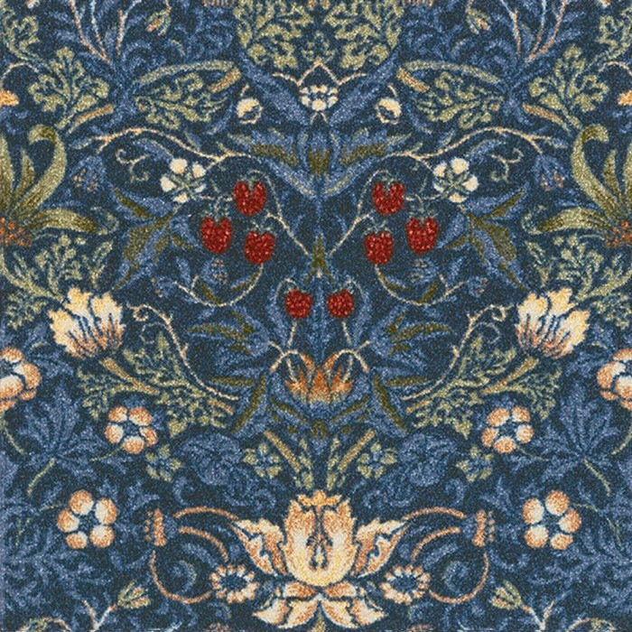 川島織物セルコン ユニットラグ いちご泥棒 ユニットラグ 6枚入り UR2150 B 川島織物セルコン ユニットラグ いちご泥棒 ユニットラグ 6枚入り UR2150 B