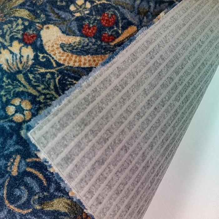 川島織物セルコン ユニットラグ いちご泥棒 ユニットラグ 6枚入り UR2150 B 川島織物セルコン ユニットラグ いちご泥棒 ユニットラグ 6枚入り UR2150 B