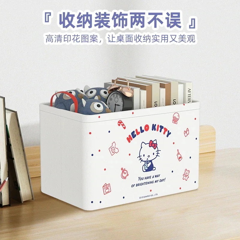 【2個買うと1個無料】サンリオ寮ごみ玩具間食化粧品折り畳み可能寝室大サイズ収納ケースデスクトップ収納バスケット 【2個買うと1個無料】サンリオ寮ごみ玩具間食化粧品折り畳み可能寝室大サイズ収納ケースデスクトップ収納バスケット