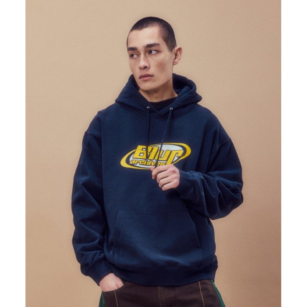 BLUR レトロブラーパーカー [ネイビー]