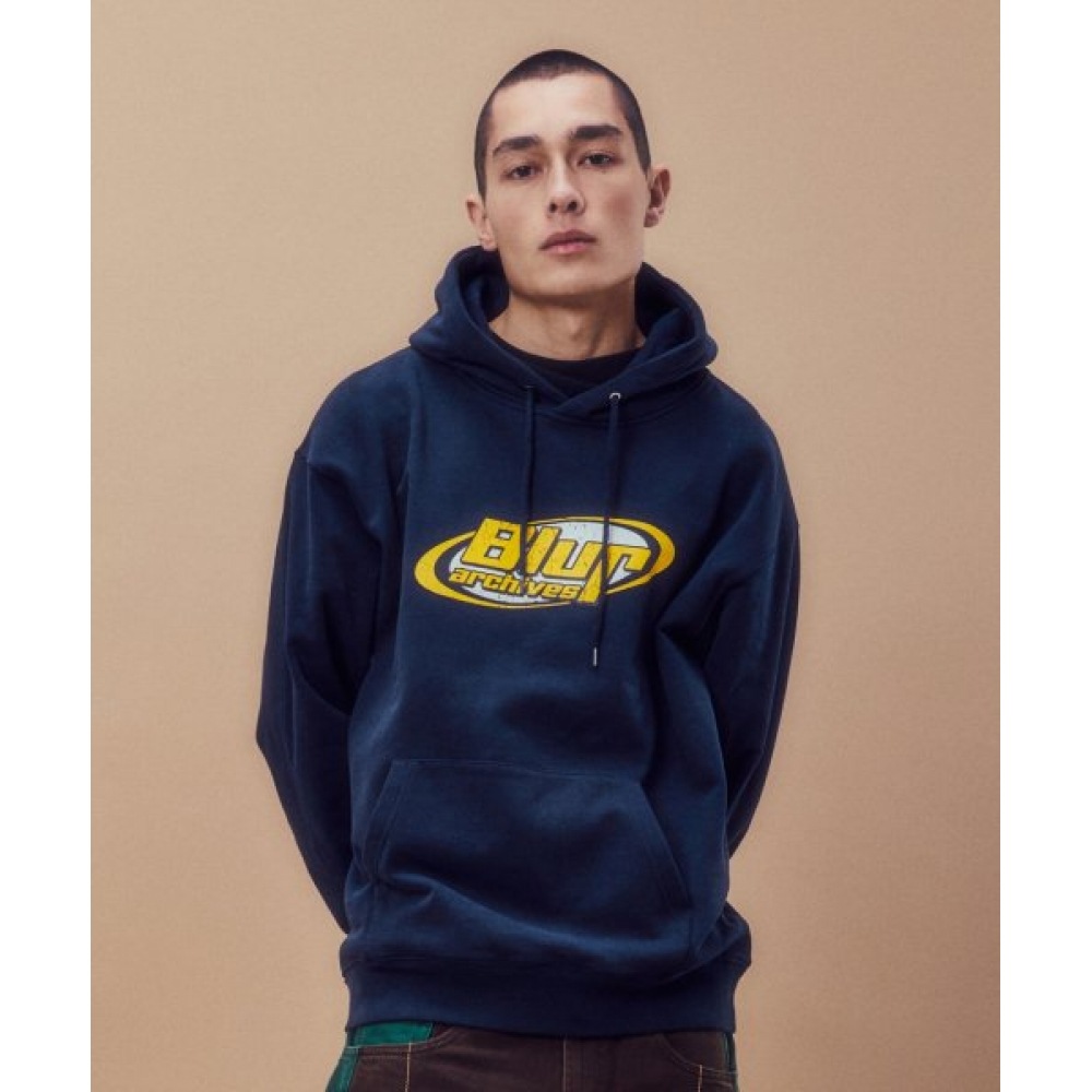 BLUR レトロブラーパーカー [ネイビー]