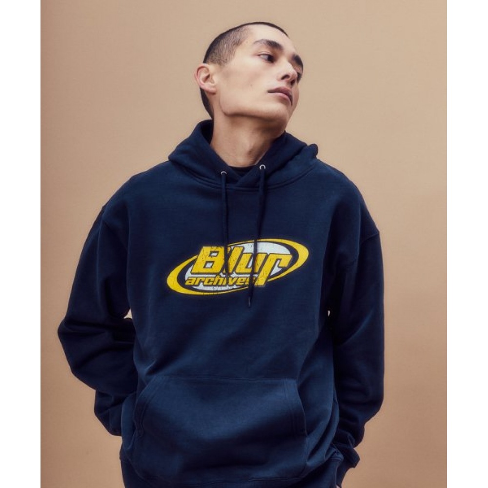 BLUR レトロブラーパーカー [ネイビー]