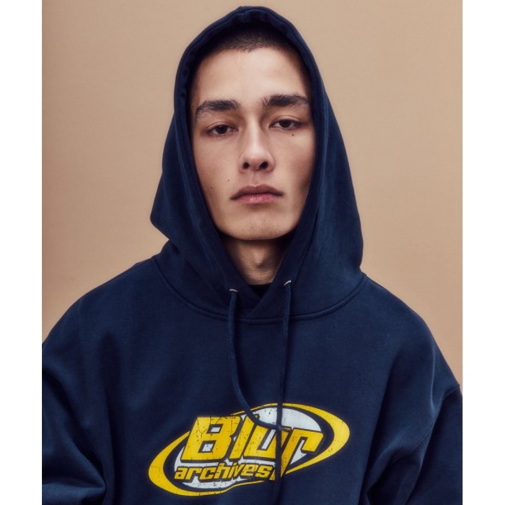 BLUR レトロブラーパーカー [ネイビー]