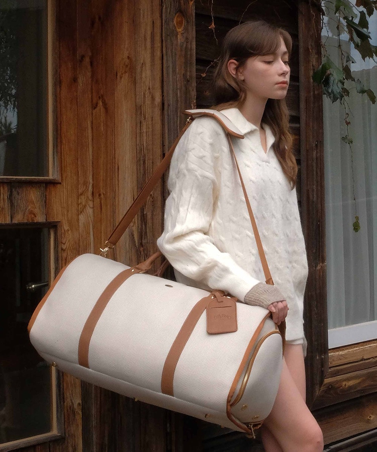 Mulberry ボストンバッグ 2way カデナ 鍵 ロゴプレート ブラウン系 マルベリー 2way カデナ 鍵付き 底鋲 ボストンバッグ ブラック