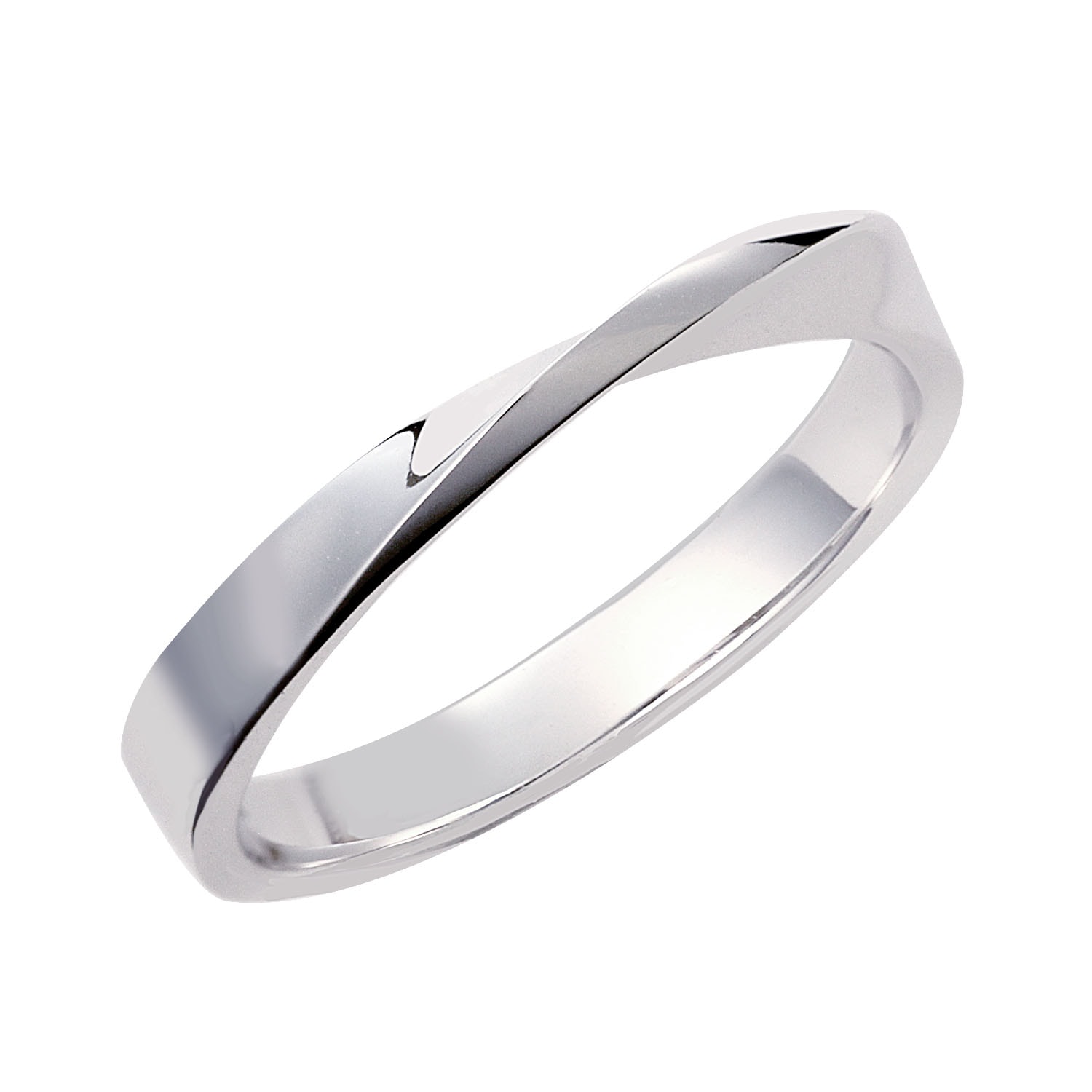 指輪 レディース シルバー シルバー925 ブランド シンプル おしゃれ リング ひねり r14050-w LSC