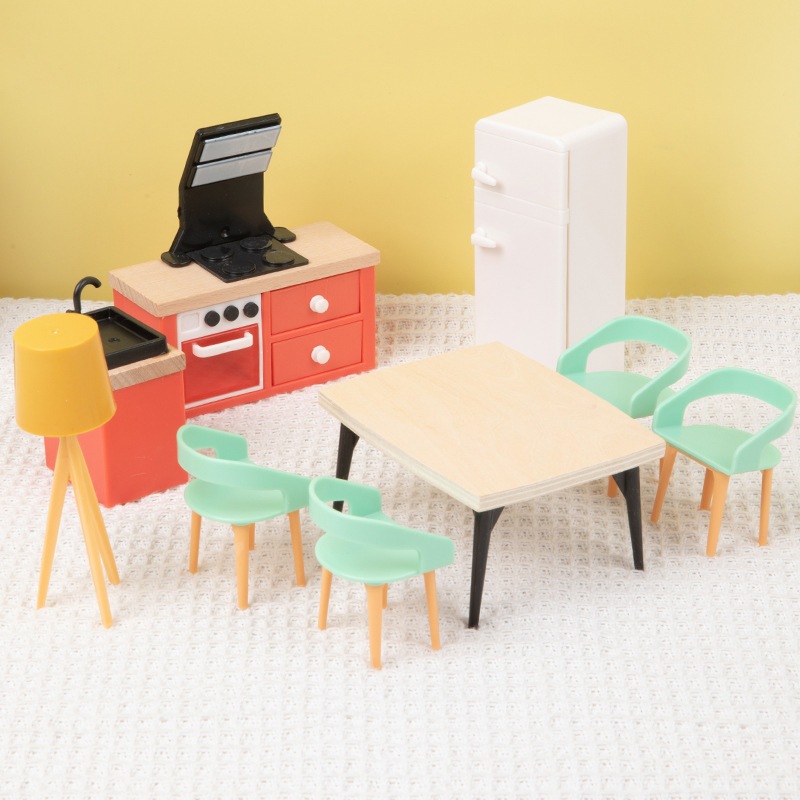 子供の家の遊び場シミュレーション家具おもちゃ小さな女の子ドールハウスプリンセスハウスシミュレーションミニ小さな家具