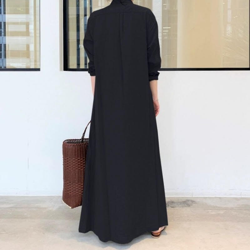 レディース ワンピース シャツワンピース 長袖 襟付き ポロカラー ロング丈 コットン リネン Aライン 無地 ルーズ きれいめ 上品 お洒落 大人可愛い 大人女子 カジュアル シンプル フェミニン レディース ワンピース シャツワンピース 長袖 襟付き ポロカラー ロング丈 コットン リネン Aライン 無地 ルーズ きれいめ 上品 お洒落 大人可愛い 大人女子 カジュアル シンプル フェミニン