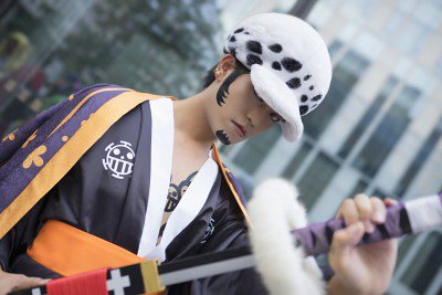 ONE PIECE ワンピース ワノ国 トラファルガーロー 風 浴衣 コスプレ衣装 暗紋設計 コスチューム ハロウィン 変装 仮装