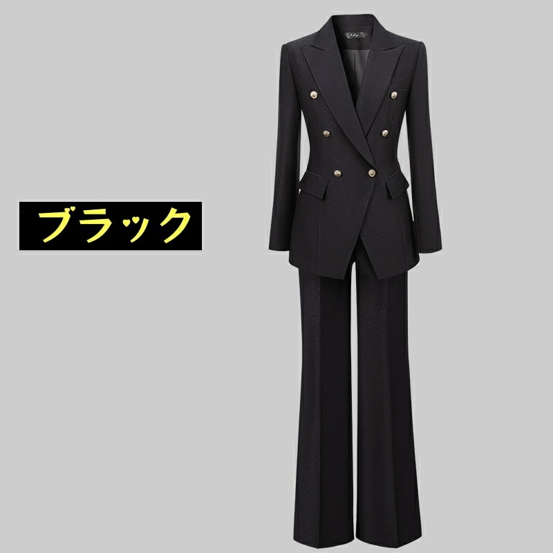 ラストチャンス上質 高級感 ファッション レディーススーツ 長袖上着 ロングパンツ ワイドパンツ 2点セット S/M/L/XL/2XL 背広トップス ジャケット ズボン 通勤 職業服 紳士服 高品質 ラストチャンス上質 高級感 ファッション レディーススーツ 長袖上着 ロングパンツ ワイドパンツ 2点セット S/M/L/XL/2XL 背広トップス ジャケット ズボン 通勤 職業服 紳士服 高品質