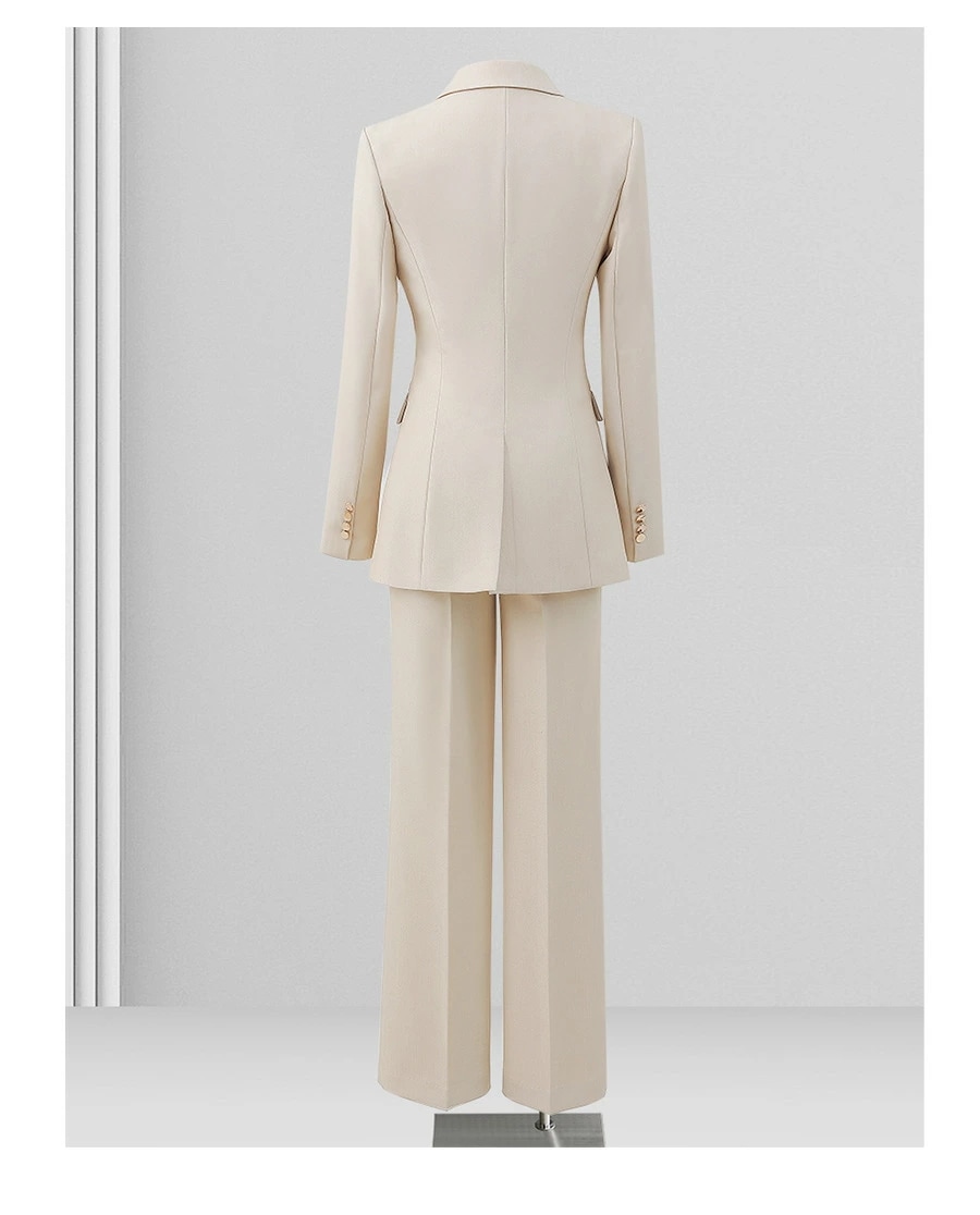 ラストチャンス上質 高級感 ファッション レディーススーツ 長袖上着 ロングパンツ ワイドパンツ 2点セット S/M/L/XL/2XL 背広トップス ジャケット ズボン 通勤 職業服 紳士服 高品質 ラストチャンス上質 高級感 ファッション レディーススーツ 長袖上着 ロングパンツ ワイドパンツ 2点セット S/M/L/XL/2XL 背広トップス ジャケット ズボン 通勤 職業服 紳士服 高品質