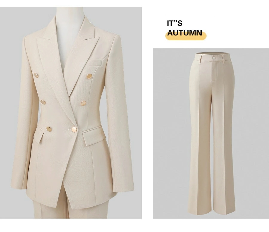 ラストチャンス上質 高級感 ファッション レディーススーツ 長袖上着 ロングパンツ ワイドパンツ 2点セット S/M/L/XL/2XL 背広トップス ジャケット ズボン 通勤 職業服 紳士服 高品質 ラストチャンス上質 高級感 ファッション レディーススーツ 長袖上着 ロングパンツ ワイドパンツ 2点セット S/M/L/XL/2XL 背広トップス ジャケット ズボン 通勤 職業服 紳士服 高品質