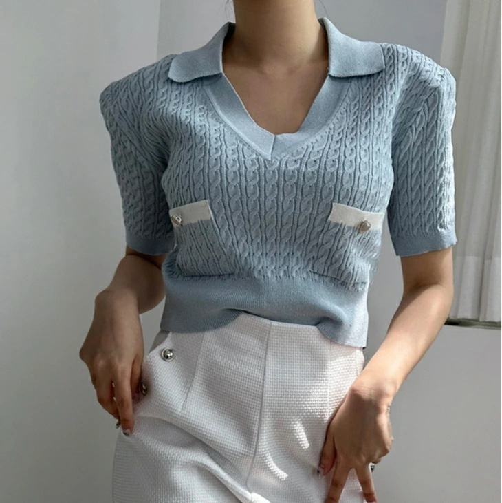 【2025新作 急速出荷】半袖 ニット セーター レディース 春 夏 トップス ラベル Vネック 半袖セーター 半袖トップス サマーニット ニットトップス カジュアル お洒落 韓国ファッション 【2025新作 急速出荷】半袖 ニット セーター レディース 春 夏 トップス ラベル Vネック 半袖セーター 半袖トップス サマーニット ニットトップス カジュアル お洒落 韓国ファッション