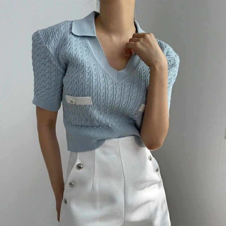 【2025新作 急速出荷】半袖 ニット セーター レディース 春 夏 トップス ラベル Vネック 半袖セーター 半袖トップス サマーニット ニットトップス カジュアル お洒落 韓国ファッション 【2025新作 急速出荷】半袖 ニット セーター レディース 春 夏 トップス ラベル Vネック 半袖セーター 半袖トップス サマーニット ニットトップス カジュアル お洒落 韓国ファッション
