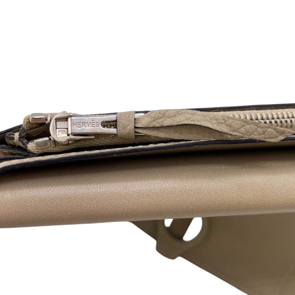 ドゴンGM レザー 長財布 ベージュ ユニセックス ブランド