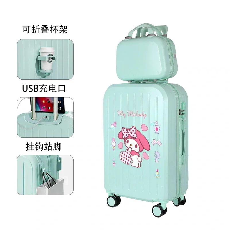 工ガ割-激壳れ人気商品多機能スーツケースサンリオ玉桂犬漫画模様プリントスーツケース軽量静音学生スーツケース 工ガ割-激壳れ人気商品多機能スーツケースサンリオ玉桂犬漫画模様プリントスーツケース軽量静音学生スーツケース