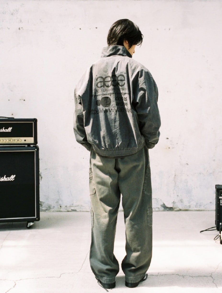 aeae【aeae】 WEB LOGO TEAM JACKET : 3COLORS