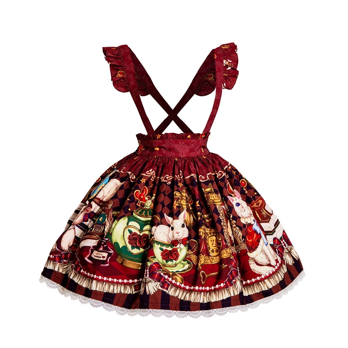 ロリータクラウンベアSKキュートで優しい女の子ゆったり日常ロリータメイド服 ロリータクラウンベアSKキュートで優しい女の子ゆったり日常ロリータメイド服