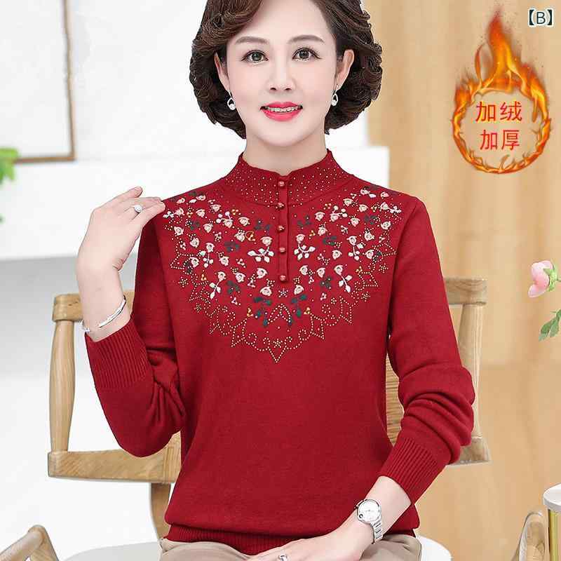 冬服 裏起毛 厚手 カジュアル 暖かい トップス レディース 冬 セーター ハーフハイネック 花柄 シンプル 防寒 冬服 裏起毛 厚手 カジュアル 暖かい トップス レディース 冬 セーター ハーフハイネック 花柄 シンプル 防寒