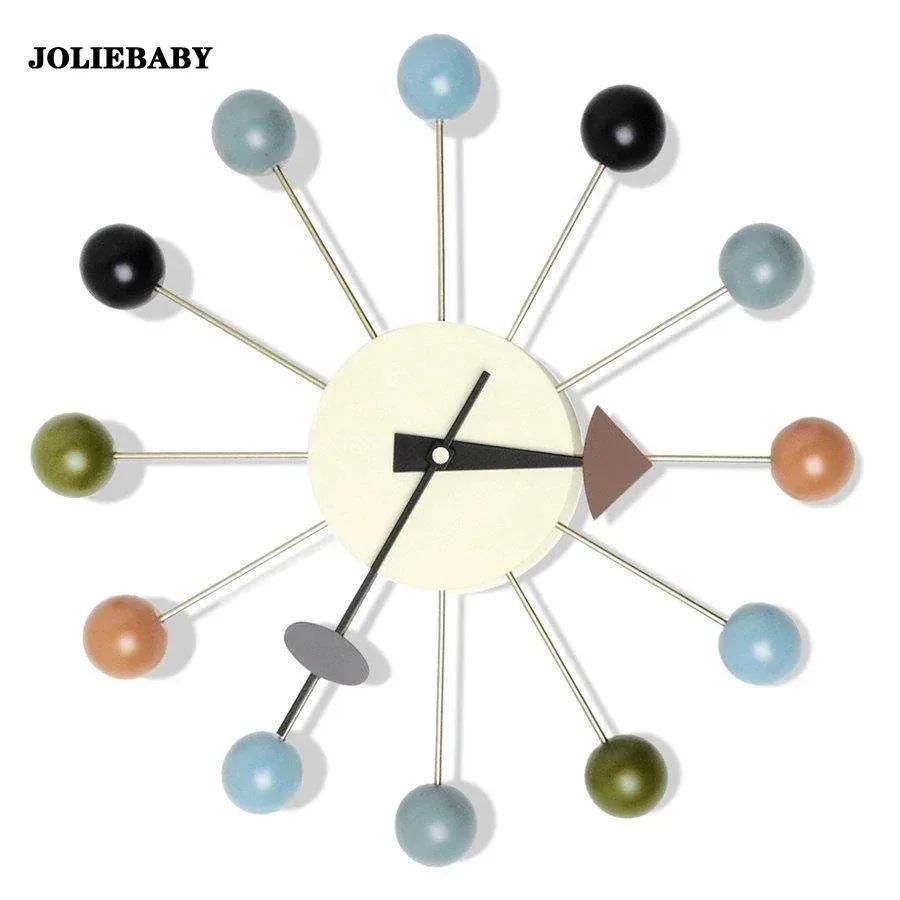 掛け時計 壁掛け時計 ウォールクロック 時計 おしゃれ 静音 キャンディー色 モダン風 ボール 放射状 インテリア リビング 掛け時計 壁掛け時計 ウォールクロック 時計 おしゃれ 静音 キャンディー色 モダン風 ボール 放射状 インテリア リビング