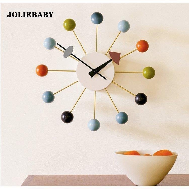 掛け時計 壁掛け時計 ウォールクロック 時計 おしゃれ 静音 キャンディー色 モダン風 ボール 放射状 インテリア リビング 掛け時計 壁掛け時計 ウォールクロック 時計 おしゃれ 静音 キャンディー色 モダン風 ボール 放射状 インテリア リビング