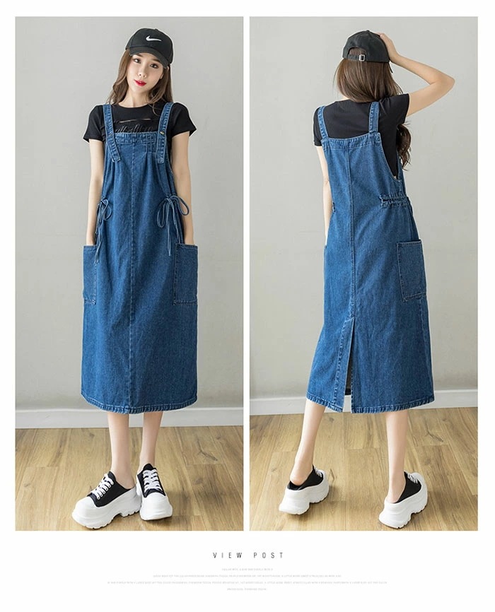 ジャンパースカート デニム サロペット デニム ワンピース レディース 秋 冬 ジャンパースカート 大きいサイズ ゆったり 体型カバー ワンピース ノースリーブ ロング丈 ポケット付き レイヤード ジャンパースカート デニム サロペット デニム ワンピース レディース 秋 冬 ジャンパースカート 大きいサイズ ゆったり 体型カバー ワンピース ノースリーブ ロング丈 ポケット付き レイヤード