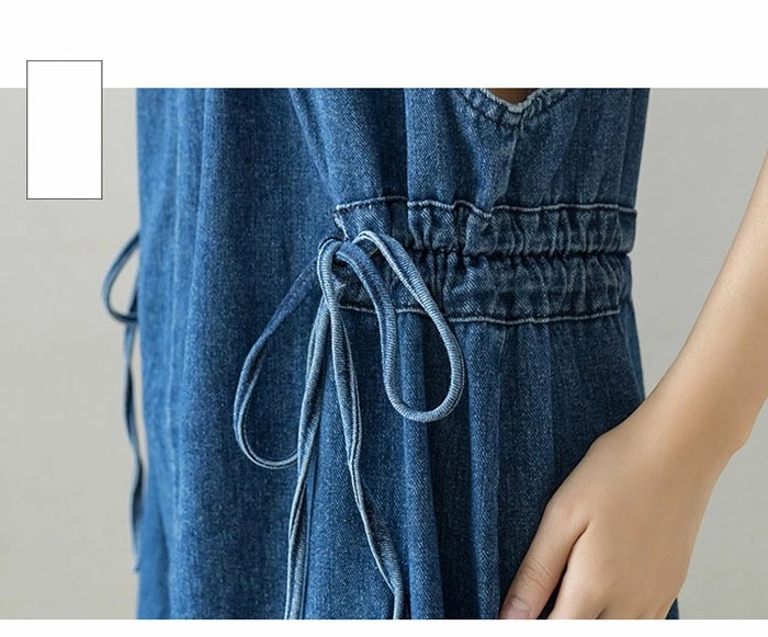 ジャンパースカート デニム サロペット デニム ワンピース レディース 秋 冬 ジャンパースカート 大きいサイズ ゆったり 体型カバー ワンピース ノースリーブ ロング丈 ポケット付き レイヤード ジャンパースカート デニム サロペット デニム ワンピース レディース 秋 冬 ジャンパースカート 大きいサイズ ゆったり 体型カバー ワンピース ノースリーブ ロング丈 ポケット付き レイヤード