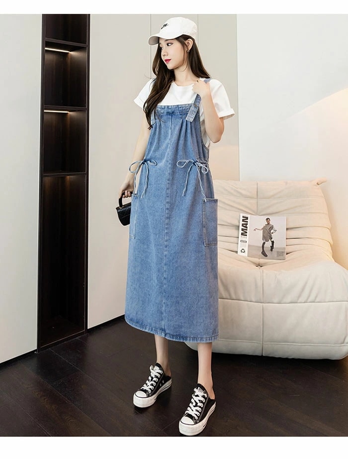 ジャンパースカート デニム サロペット デニム ワンピース レディース 秋 冬 ジャンパースカート 大きいサイズ ゆったり 体型カバー ワンピース ノースリーブ ロング丈 ポケット付き レイヤード ジャンパースカート デニム サロペット デニム ワンピース レディース 秋 冬 ジャンパースカート 大きいサイズ ゆったり 体型カバー ワンピース ノースリーブ ロング丈 ポケット付き レイヤード