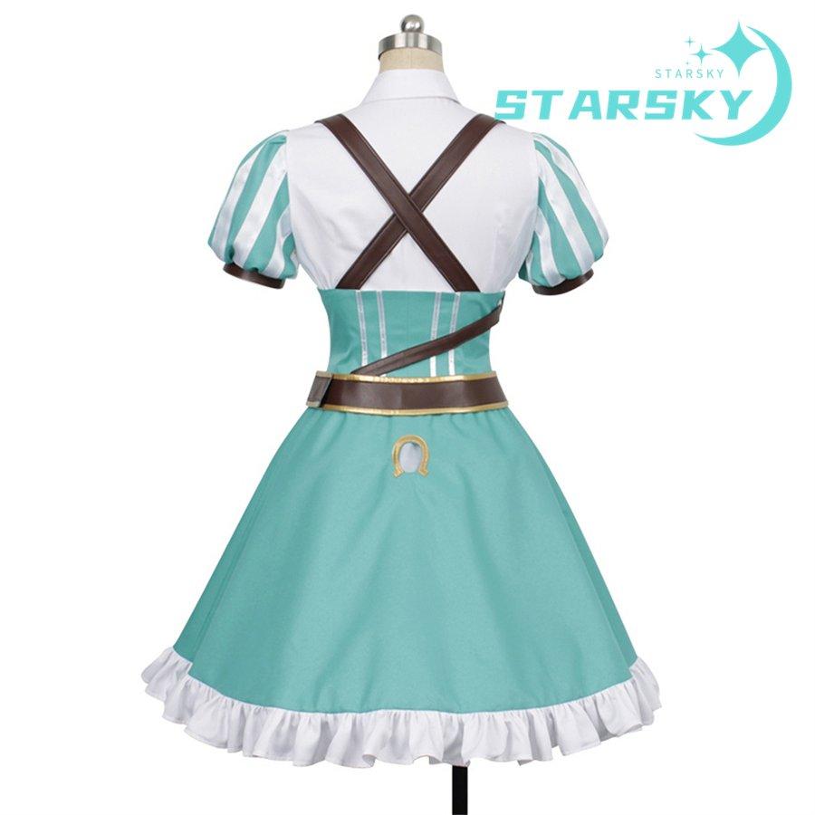 ウマ娘 プリティーダービー メジロブライト 風　コスプレ衣装　勝負服 コスチューム　服　靴　ウィッグ追加可能　ハロウィン