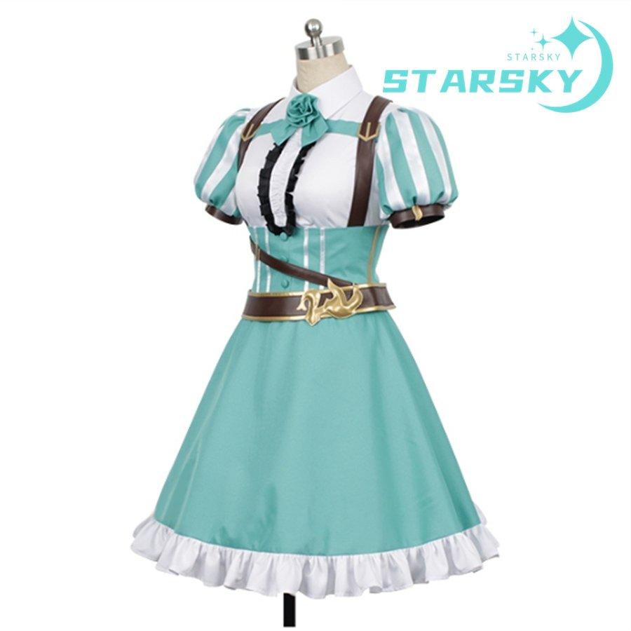 ウマ娘 プリティーダービー メジロブライト 風　コスプレ衣装　勝負服 コスチューム　服　靴　ウィッグ追加可能　ハロウィン