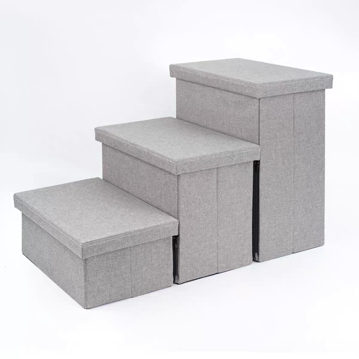 収納スペースと取り外し可能な収納ボックス付き折りたたみ式犬用階段ベッドソファ昇降はしごペット用階段ステップ 収納スペースと取り外し可能な収納ボックス付き折りたたみ式犬用階段ベッドソファ昇降はしごペット用階段ステップ