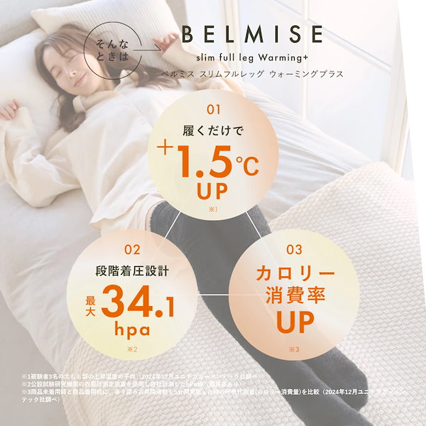 Qoo10] ベルミス 【公式】スリムフルレッグWarming+