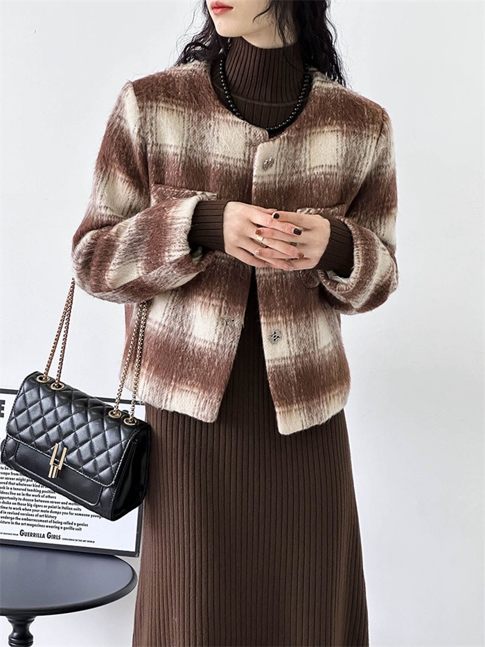 ジャケット コート レディース チェック柄 カーディガン アウター ショート丈 チェック柄ジャケット ショートコート 春秋 グルーネック カバーオール トップス ラシャコート 羽織もの 秋冬 ブルゾン ジャケット コート レディース チェック柄 カーディガン アウター ショート丈 チェック柄ジャケット ショートコート 春秋 グルーネック カバーオール トップス ラシャコート 羽織もの 秋冬 ブルゾン