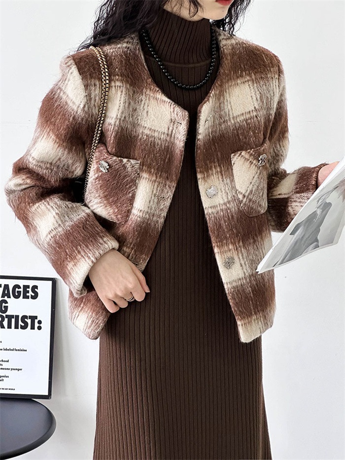 ジャケット コート レディース チェック柄 カーディガン アウター ショート丈 チェック柄ジャケット ショートコート 春秋 グルーネック カバーオール トップス ラシャコート 羽織もの 秋冬 ブルゾン ジャケット コート レディース チェック柄 カーディガン アウター ショート丈 チェック柄ジャケット ショートコート 春秋 グルーネック カバーオール トップス ラシャコート 羽織もの 秋冬 ブルゾン