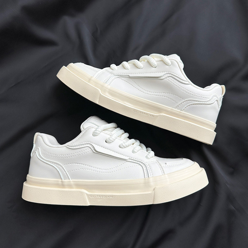 大きいサイズ スニーカー ローカット メンズ 小さいサイズ 白の靴 デッキシューズ ランニングシューズ おしゃれ カジュアルシューズ レースアップシューズ