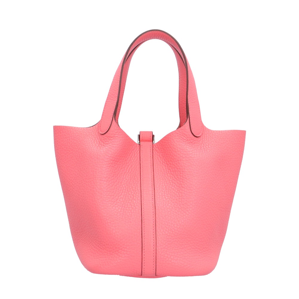 エルメス ピコタンロックPM ハンドバッグ トリヨンクレマンス ピンク HERMES 中古 美品
