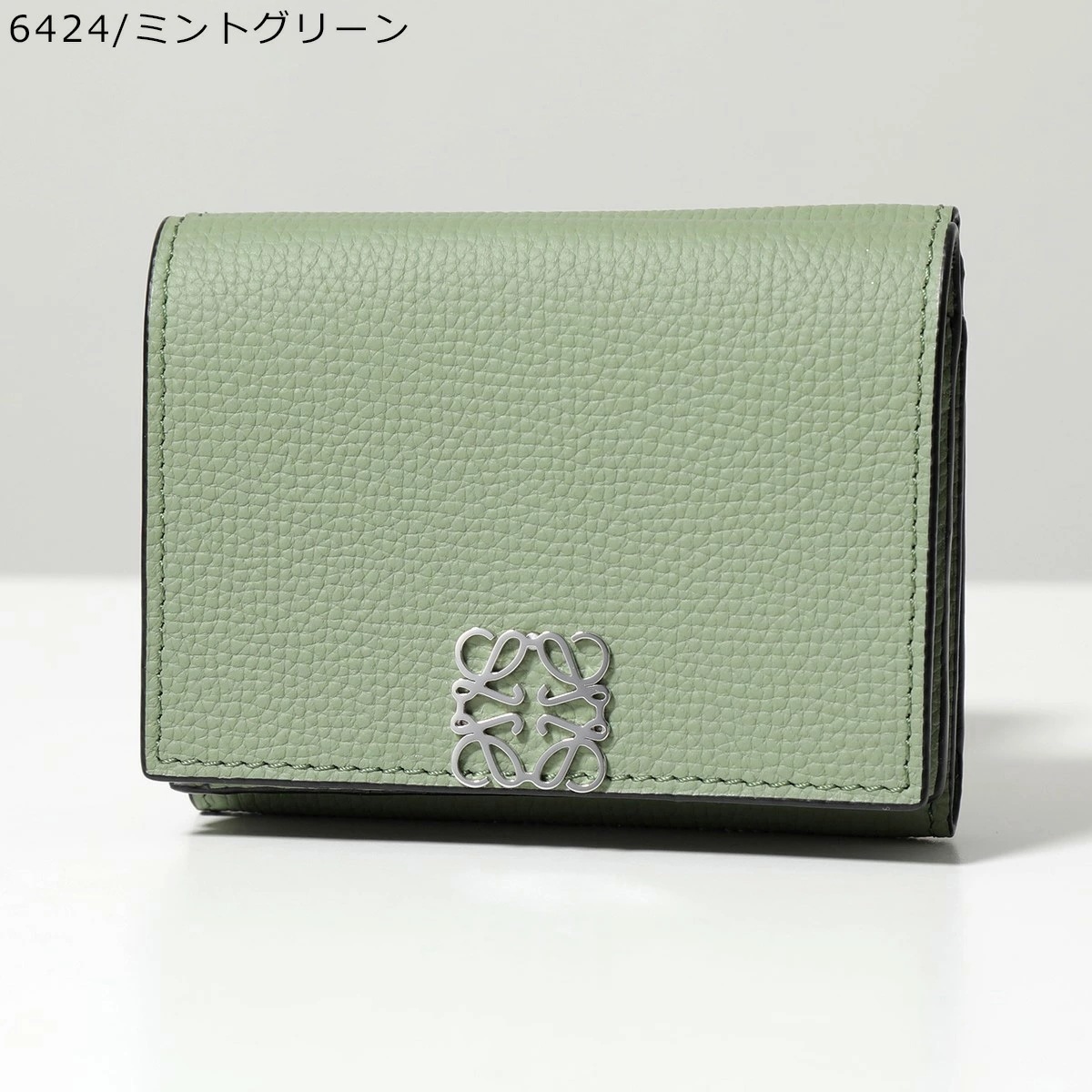 LOEWE ロエベ 三つ折り財布 ANAGRAM TRIFOLD 6 アナグラム トリフォルド C821TR2X02 C821TR2X08 レディース レザー ミニ財布 カラー8色