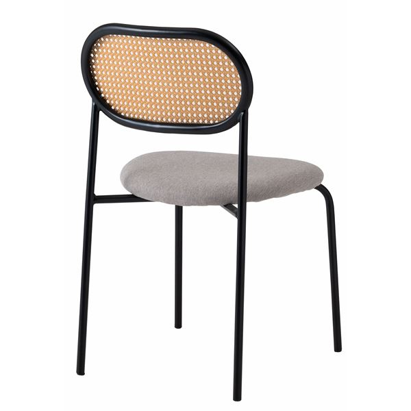 (2脚セット)チェア 約幅46cm ベージュ 完成品