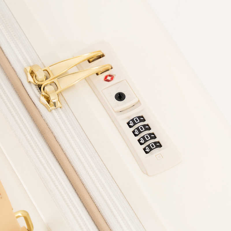 A.L.I　スーツケースハードVIOLA(ヴィオラ)旅行日数目安：3～4泊 36L(＋8)L 超軽量 機内持込サイズ 拡張可能 VIOLA クリームホワイト　VO11118W