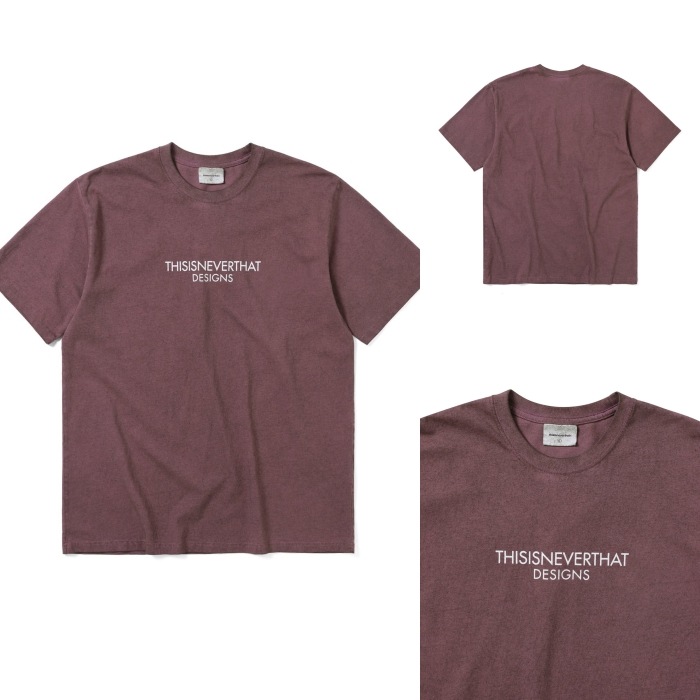 【THISISNEVERTHAT】 SPRAYED FR-LOGO TEE : 3COLORS