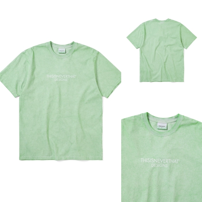 【THISISNEVERTHAT】 SPRAYED FR-LOGO TEE : 3COLORS