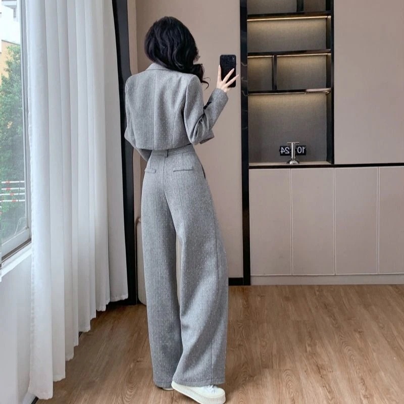 【新作登場】スーツセットアップ 卒業式 入学式 ダイヤモンド ファッション スーツ レディース 春秋 ショートジャケット ワイドパンツ 2点セット 新生活応援ビジネス特集 【新作登場】スーツセットアップ 卒業式 入学式 ダイヤモンド ファッション スーツ レディース 春秋 ショートジャケット ワイドパンツ 2点セット 新生活応援ビジネス特集