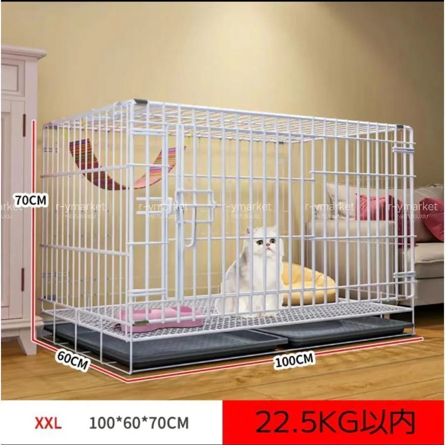 2023猫用ケージ 大型 多頭飼い 組立簡単 折り畳み式 掃除し