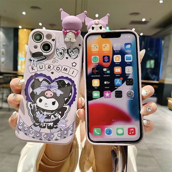 Qoo10] かわいい クロミちゃん iphoneケー